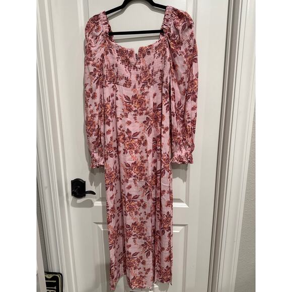 MSRP $168 NWT Free People Jaymes Floral Print Square Neck Size XS-S | QUICK SHIP - Picture 7 of 8